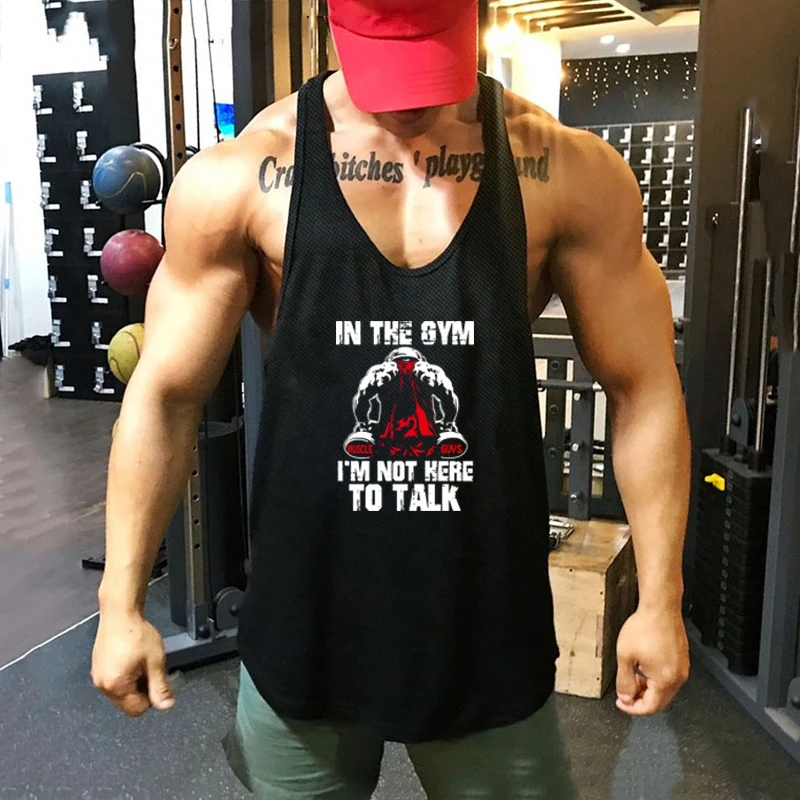New Arrivals Bodybuilding Tank Top man Mesh Gym Running sleeveless shirt men Fitness Vest Singlet sportswear workout tops
New Arrivals Bodybuilding Tank Top man Mesh Gym Running sleeveless shirt men Fitness Vest Singlet sportswear workout tops