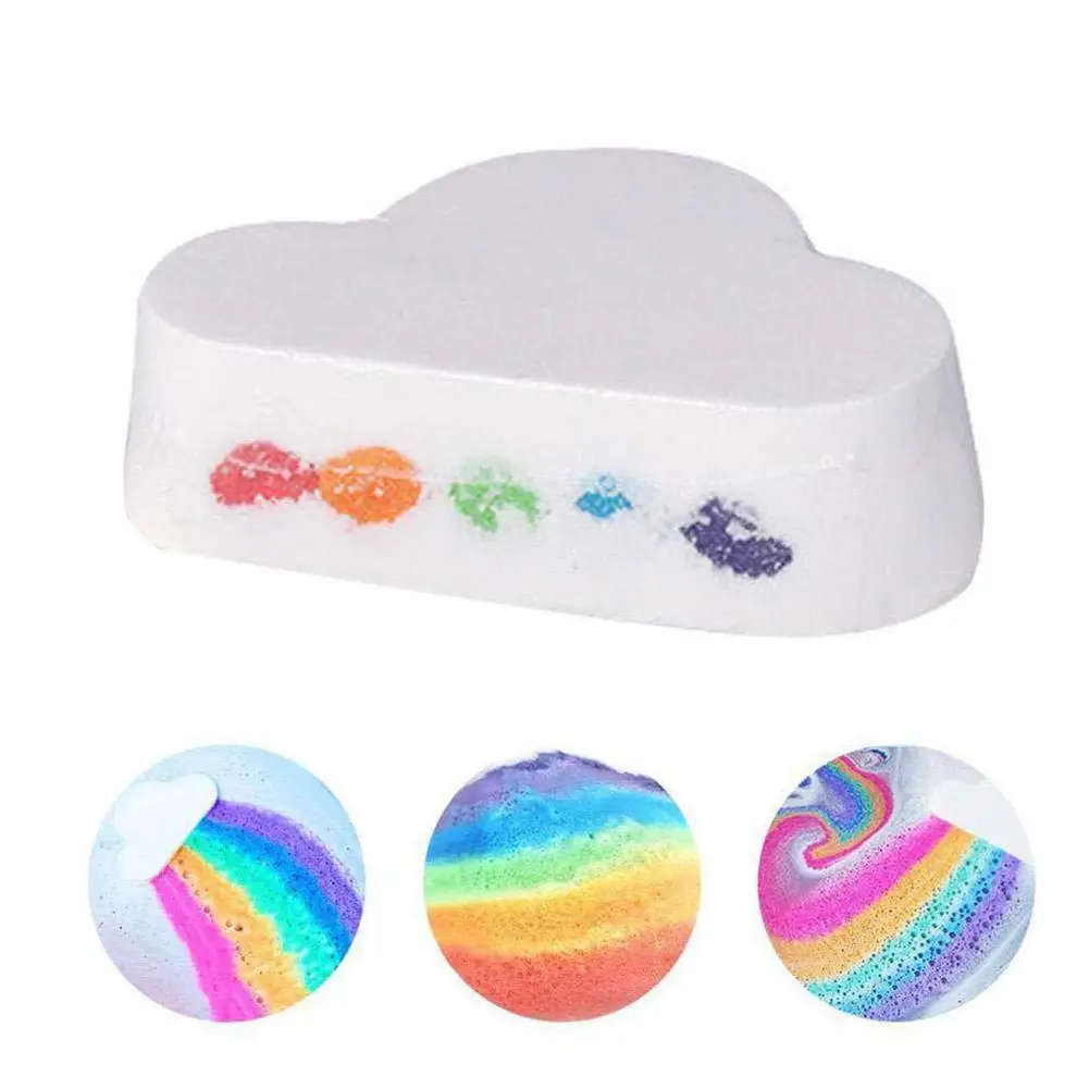 Rainbow Soap Bath Ball 180g Cloud Bath Salt Bombs Spa Essential Bath Supplies Body Essential Oil Bath Ball Moisturizing
Rainbow Soap Bath Ball 180g Cloud Bath Salt Bombs Spa Essential Bath Supplies Body Essential Oil Bath Ball Moisturizing