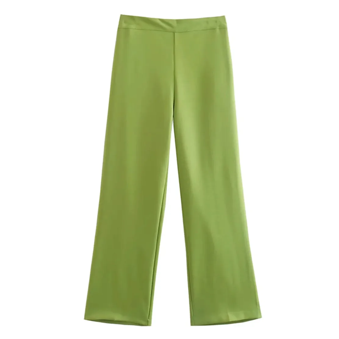 Withered 2023 England Style Fashion Grass Green Office Lady Pants Straight Trousers Women
Withered 2023 England Style Fashion Grass Green Office Lady Pants Straight Trousers Women