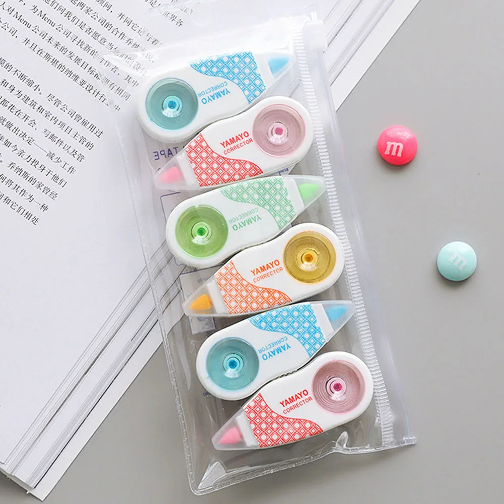 6pcs Correction Tape Roller White Out Correction Tape Stationery Office School Supplies Small Fresh Correction Tape
6pcs Correction Tape Roller White Out Correction Tape Stationery Office School Supplies Small Fresh Correction Tape