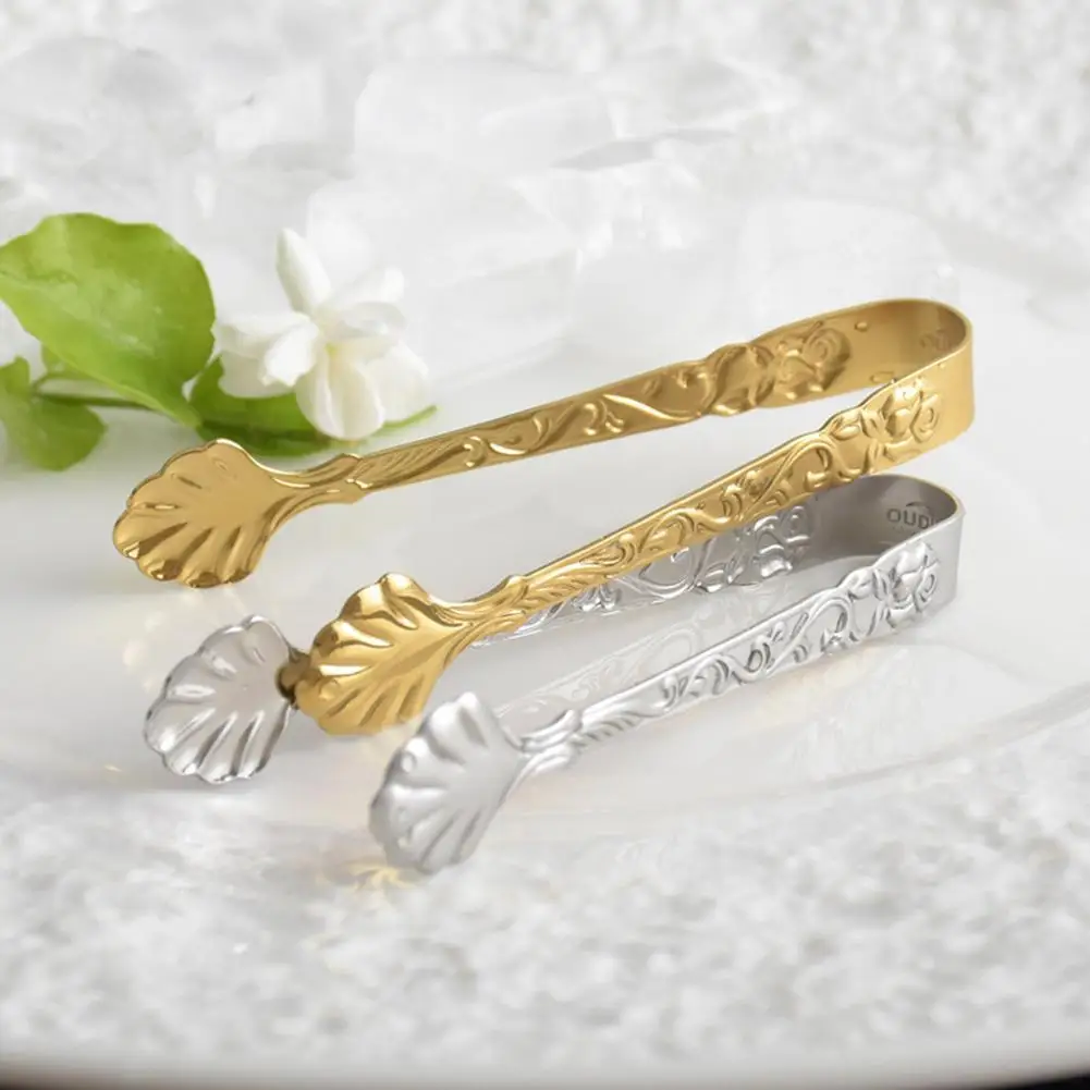 Vintage Rose Relief Steel Ice Cube Clips Sugar Tongs Food Clips Kitchen Serving Tong Barware Accessories
Vintage Rose Relief Steel Ice Cube Clips Sugar Tongs Food Clips Kitchen Serving Tong Barware Accessories