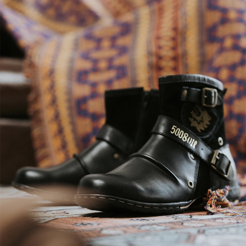 Мужские ботинки удобные винтажные ботильоны Красивая Нескользящая кожаная обувь мужские модные кожаные ботинки повседневная кожаная обувь
Мужские ботинки удобные винтажные ботильоны Красивая Нескользящая кожаная обувь мужские модные кожаные ботинки повседневная кожаная обувь