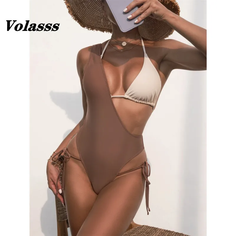 New Two Piece Swimsuit Women One Shoulder Bikini Solid Color Bathing Suit Lace Up Swimwear Female Sexy Bandage Biquini Beachwear
New Two Piece Swimsuit Women One Shoulder Bikini Solid Color Bathing Suit Lace Up Swimwear Female Sexy Bandage Biquini Beachwear
