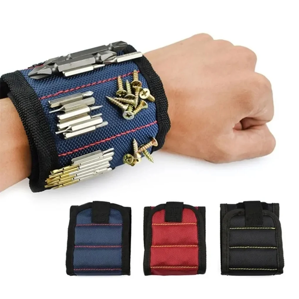 Wristband Tool Bag Nails Screws Bolts Storage Strong Adsorption Handcrafting
Wristband Tool Bag Nails Screws Bolts Storage Strong Adsorption Handcrafting