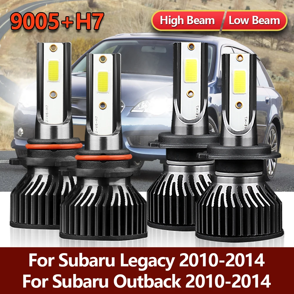 4x LED Headlight Bulbs 9005 H7 High Low Combo Turbo Lights Car Lamps Kit For Subaru Legacy Outback 2010 2011 2012 2013 2014
4x LED Headlight Bulbs 9005 H7 High Low Combo Turbo Lights Car Lamps Kit For Subaru Legacy Outback 2010 2011 2012 2013 2014