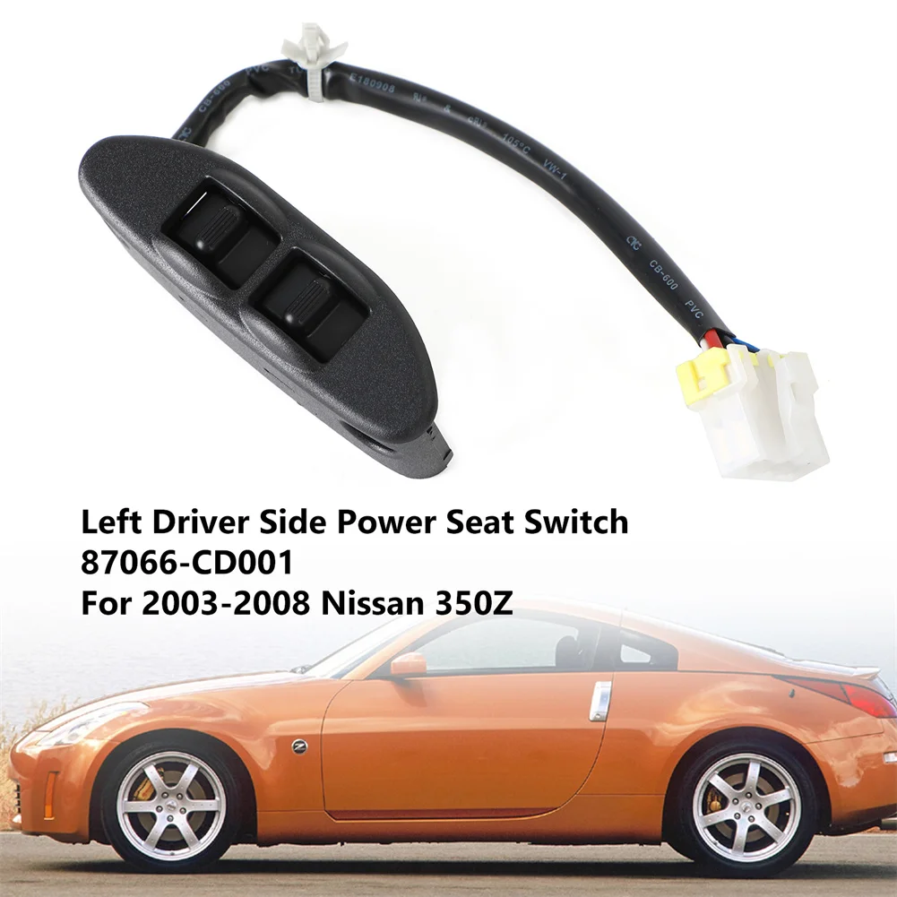 Front Left Side Auto Seat Switch Auto Replacement Parts Black For Nissan 350Z 2003-2008 Left Driver Side Plastic
Front Left Side Auto Seat Switch Auto Replacement Parts Black For Nissan 350Z 2003-2008 Left Driver Side Plastic