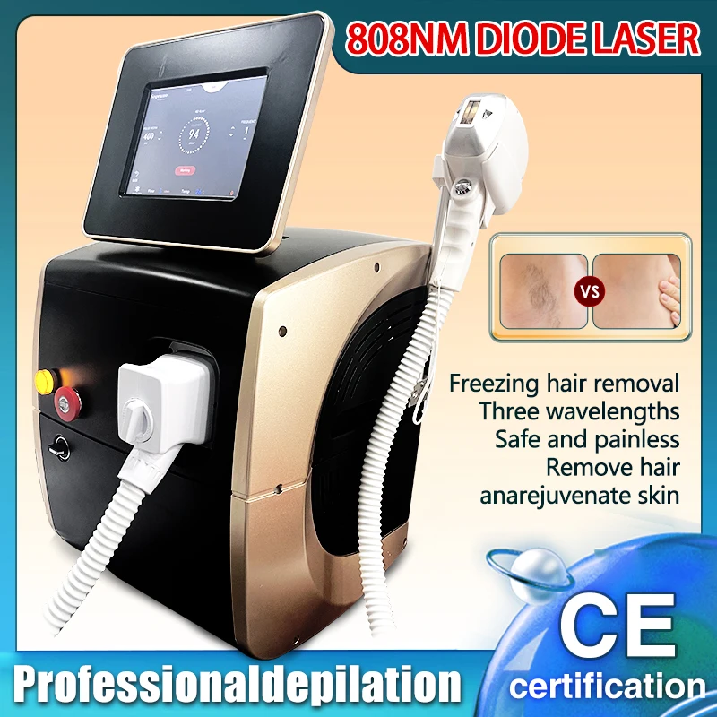 2023 New 3000w 808nm Diode Laser 3 Wavelength 808 755 1064nm Painless Permanent Hair Removal Machine for Beauty Salon
2023 New 3000w 808nm Diode Laser 3 Wavelength 808 755 1064nm Painless Permanent Hair Removal Machine for Beauty Salon