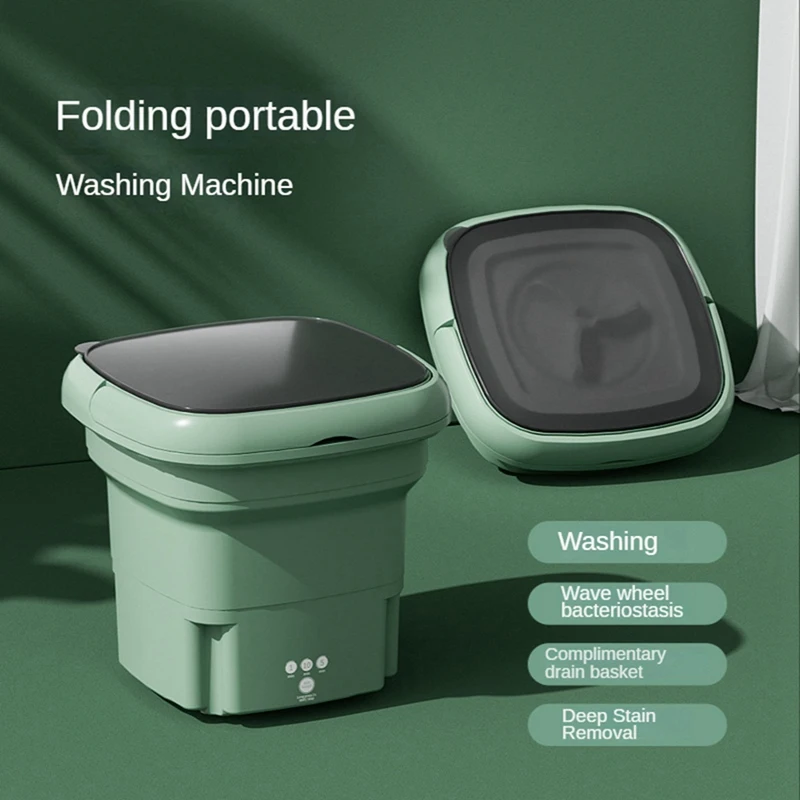 Portable Foldable Washing Machine Mini Washing For Washing Small Pieces Of Clothing For Apartments, Dormitories EU Plug
Portable Foldable Washing Machine Mini Washing For Washing Small Pieces Of Clothing For Apartments, Dormitories EU Plug
