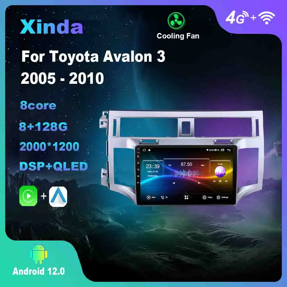 Android 12.0 For Toyota Avalon 3 2005 - 2010 Multimedia Player Auto Radio GPS Carplay Bluetooth 4G WiFi DSP
Android 12.0 For Toyota Avalon 3 2005 - 2010 Multimedia Player Auto Radio GPS Carplay Bluetooth 4G WiFi DSP