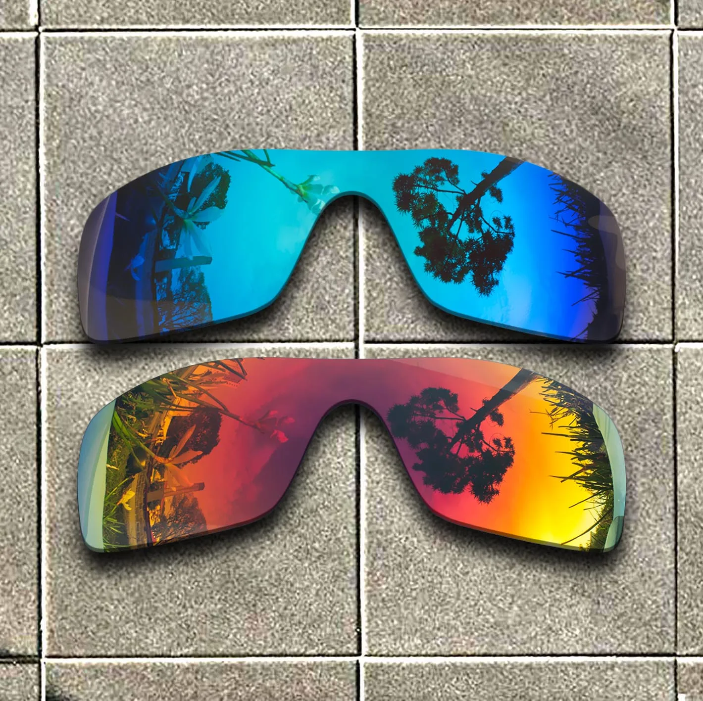 Midnight Sun & Ice Blue Polarized Sunglasses Replacement Lens for-Oakley Batwolf Frame 100% UV Protection Good Fitness
Midnight Sun & Ice Blue Polarized Sunglasses Replacement Lens for-Oakley Batwolf Frame 100% UV Protection Good Fitness