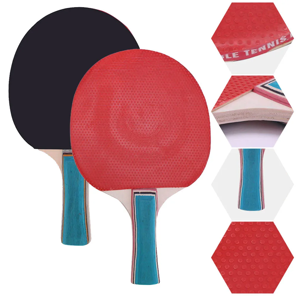 1 Pair Professional Table Tennis Racket Bat Set PingPong Bat+3 Balls Long Handle 25x15cm Outdoor Sports Tool
1 Pair Professional Table Tennis Racket Bat Set PingPong Bat+3 Balls Long Handle 25x15cm Outdoor Sports Tool