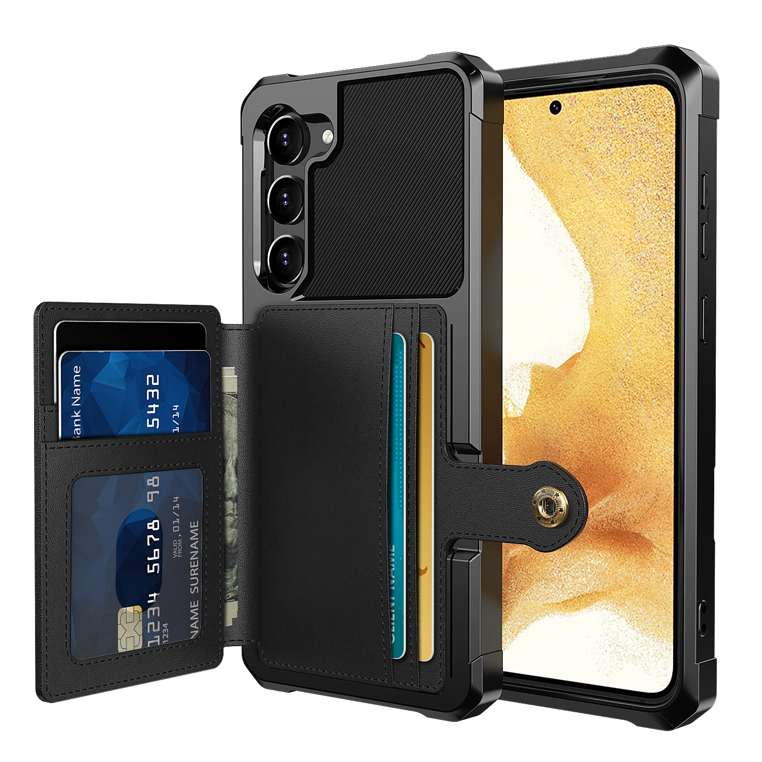 Противоударный чехол с отделением для визиток для Samsung S23 Ultra S 23 Plus S23ulta, нескользящий чехол
Противоударный чехол с отделением для визиток для Samsung S23 Ultra S 23 Plus S23ulta, нескользящий чехол