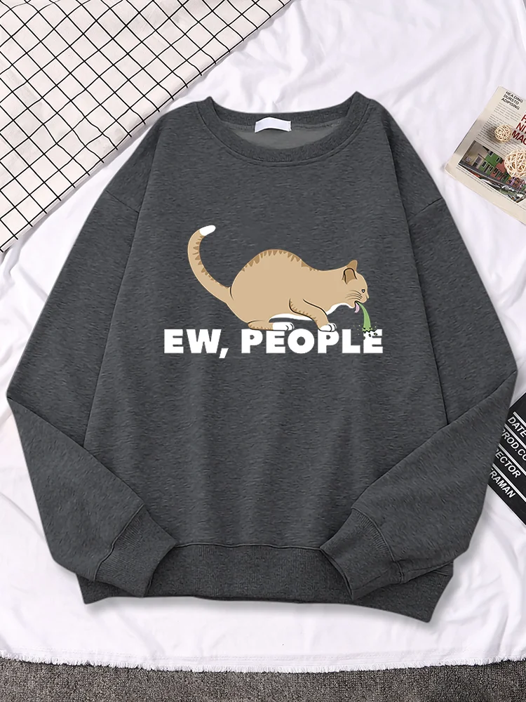 Ew, People Funny Vomiting Cat Printed Women Hoodies Funny Autumn Fleece Clothes Fashion Cartoons Kawaii Pullover Woman Hoodie
Ew, People Funny Vomiting Cat Printed Women Hoodies Funny Autumn Fleece Clothes Fashion Cartoons Kawaii Pullover Woman Hoodie