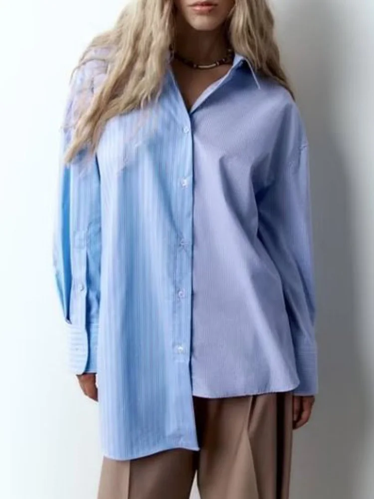 Kumsvag 2022 Summer Women Loose Shirts Blouses Tops Fashion Spliced Asymmetrical Female Elegant Casual Street Top Clothing
Kumsvag 2022 Summer Women Loose Shirts Blouses Tops Fashion Spliced Asymmetrical Female Elegant Casual Street Top Clothing