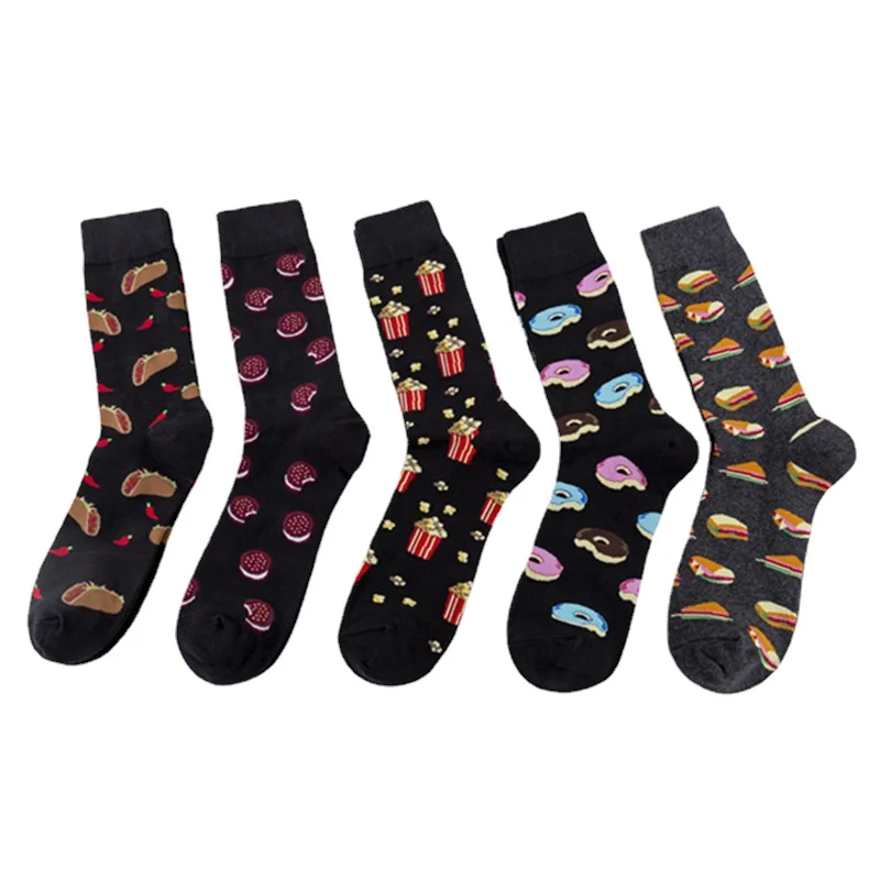 10 Pairs/Lot New Food Series Socks Casual Combed Cotton Socks Street Trend Medium Tube Funny Socks Wholesale Price
10 Pairs/Lot New Food Series Socks Casual Combed Cotton Socks Street Trend Medium Tube Funny Socks Wholesale Price