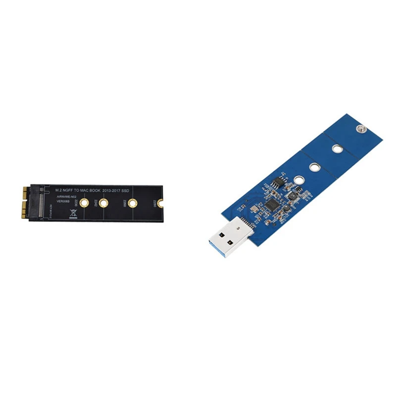 1 Pcs Ssd Adapter Connectors M2 To Ssd & 1 Pcs M.2 To USB Adapter,B Key M.2 Ssd Adapter USB 3.0 Ssd Reader Card
1 Pcs Ssd Adapter Connectors M2 To Ssd & 1 Pcs M.2 To USB Adapter,B Key M.2 Ssd Adapter USB 3.0 Ssd Reader Card