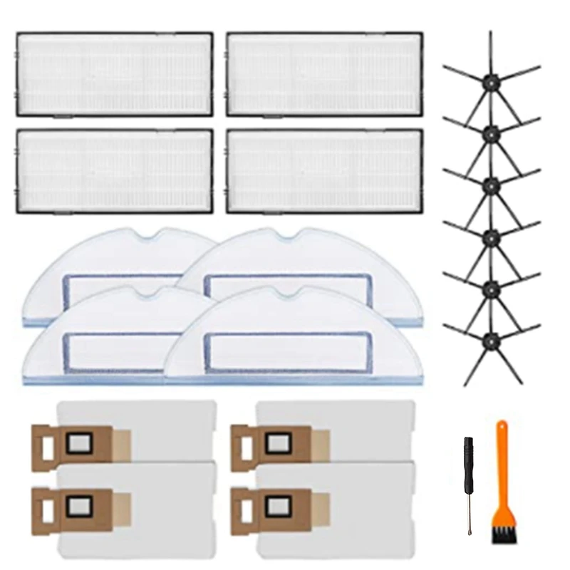 Набор аксессуаров для робота-пылесоса Xiaomi Roborock S7 T7 T7S T7 Plus T7S Plus, запасные части, боковые щетки, Hepa фильтр
Набор аксессуаров для робота-пылесоса Xiaomi Roborock S7 T7 T7S T7 Plus T7S Plus, запасные части, боковые щетки, Hepa фильтр