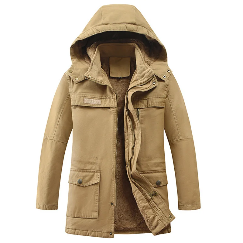 Winter Jackets Men New Brand Plus Size 4XL Hooded Slim Fit Long Parka Jacket Cotton Padded Coat Male Overcoat Casual Streetwear
Winter Jackets Men New Brand Plus Size 4XL Hooded Slim Fit Long Parka Jacket Cotton Padded Coat Male Overcoat Casual Streetwear