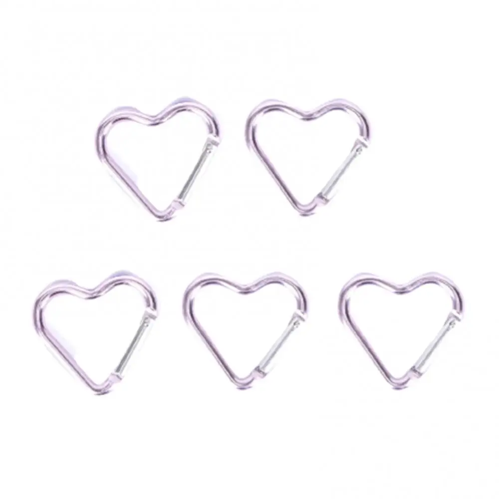 Mini 5Pcs Heart Shape Carabiner Outdoor Mountaineering Hiking Hanging Buckle Camp Mountaineering Hook Outdoor Carabiner
Mini 5Pcs Heart Shape Carabiner Outdoor Mountaineering Hiking Hanging Buckle Camp Mountaineering Hook Outdoor Carabiner