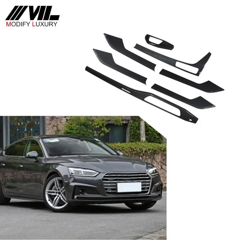 Сменная внутренняя отделка из углеродного волокна для AUDI A5, отделка для ручки приборной панели, чехол для консоли 2017-2019
Сменная внутренняя отделка из углеродного волокна для AUDI A5, отделка для ручки приборной панели, чехол для консоли 2017-2019