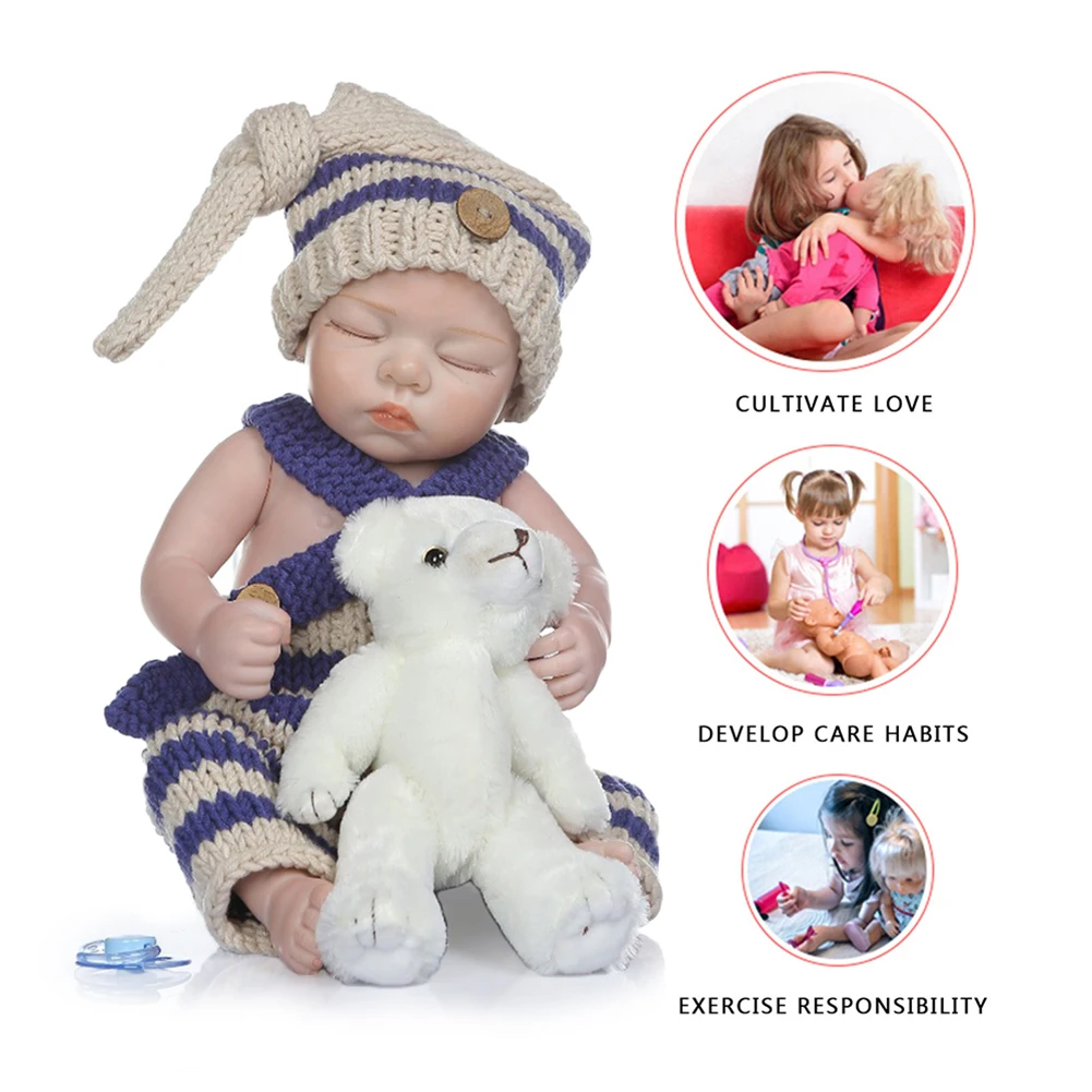 Npk 48cm Simulation Rebirth Dolls Pretend Play Realistic Reborn Dolls Appease Toys Reborn Baby Dolls Soft Silicone Kits
Npk 48cm Simulation Rebirth Dolls Pretend Play Realistic Reborn Dolls Appease Toys Reborn Baby Dolls Soft Silicone Kits