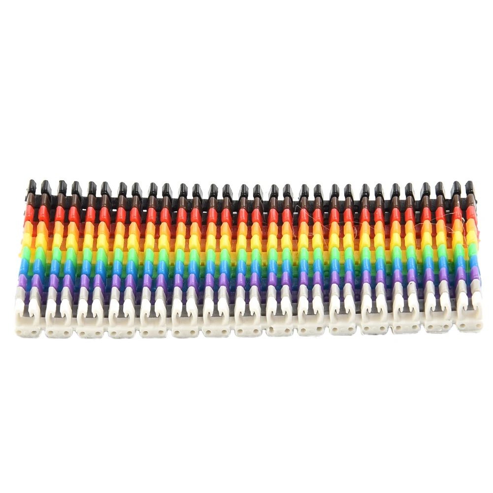 Electrical Equipment Wire Number Box Electrical Supplies Plastic 100Pcs Cable Markers Clip-on Design Colourful
Electrical Equipment Wire Number Box Electrical Supplies Plastic 100Pcs Cable Markers Clip-on Design Colourful