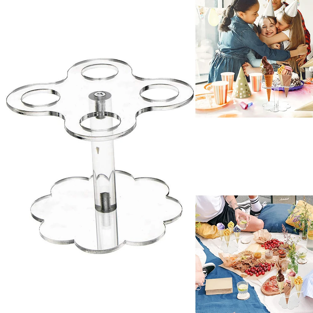 4 Holes Acrylic Ice Cream Cone Holder Transparent Chip Cone Holder Counter Top Display Stand Wedding Birthday Party Supplies
4 Holes Acrylic Ice Cream Cone Holder Transparent Chip Cone Holder Counter Top Display Stand Wedding Birthday Party Supplies