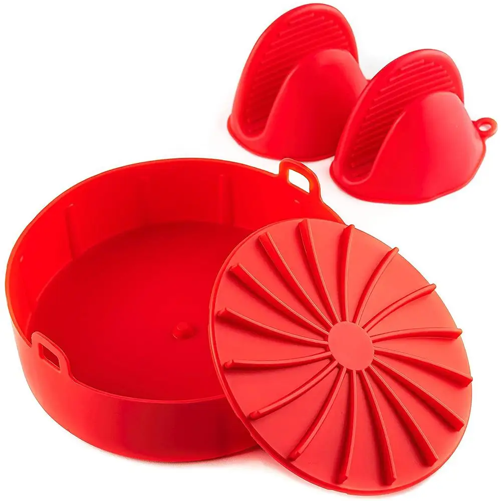 2-in-1 Air Fryer Silicone Pot + 2 Mini Oven Mitts Replacement Basket, Pan, Tray | Air Fryer Accessories
2-in-1 Air Fryer Silicone Pot + 2 Mini Oven Mitts Replacement Basket, Pan, Tray | Air Fryer Accessories