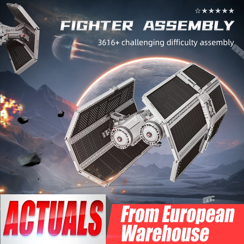 MOULD KING 21048 Star Toys Plan The MOC UCS Star Fighter Model Assembly Building Blocks Bricks Educational Kids Christmas Gifts
MOULD KING 21048 Star Toys Plan The MOC UCS Star Fighter Model Assembly Building Blocks Bricks Educational Kids Christmas Gifts