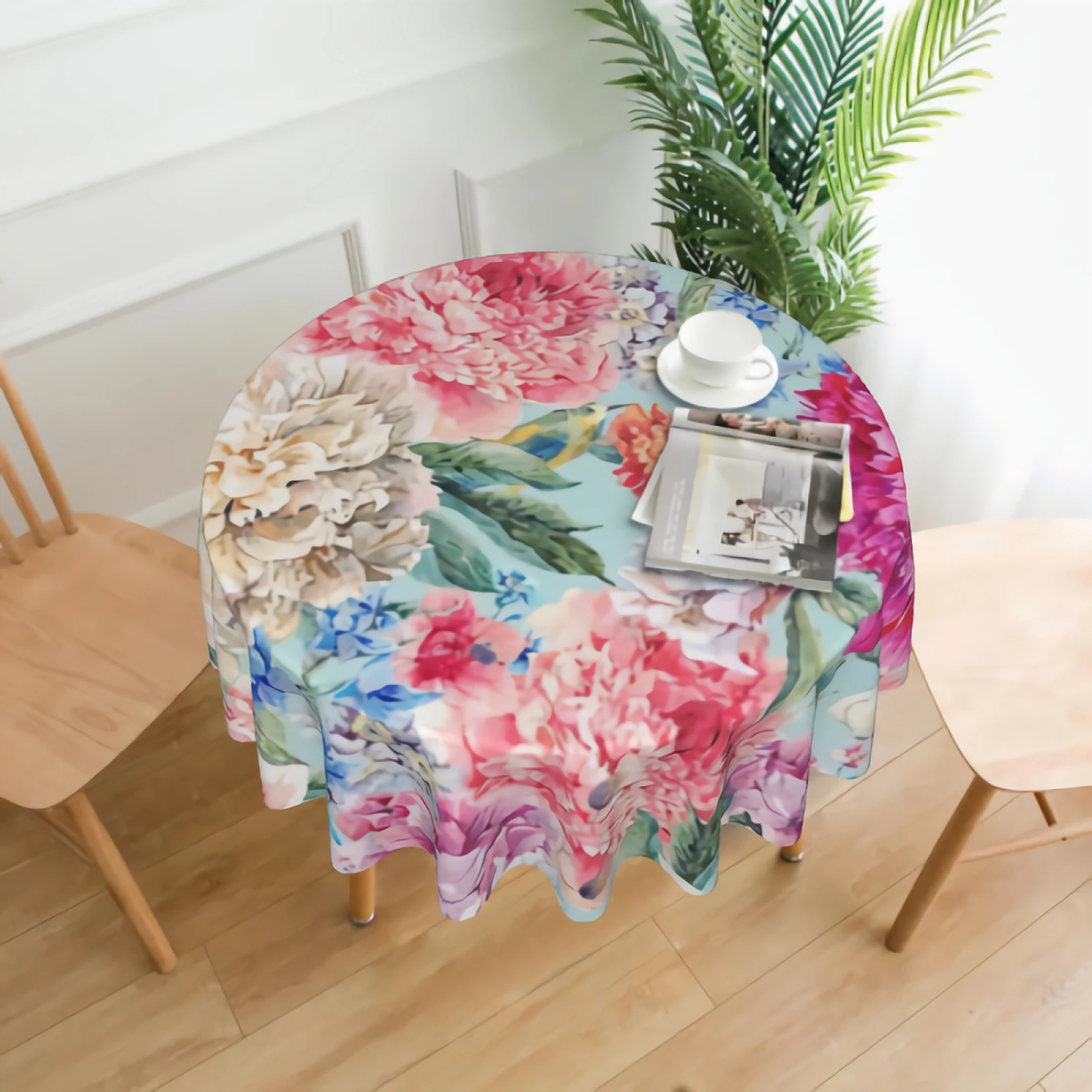 Colorful Peonies Flowers Table Covering Wipeable Party Table Cover for Home Kitchen Wedding Tabletop Decoration-60 Inches
Colorful Peonies Flowers Table Covering Wipeable Party Table Cover for Home Kitchen Wedding Tabletop Decoration-60 Inches
