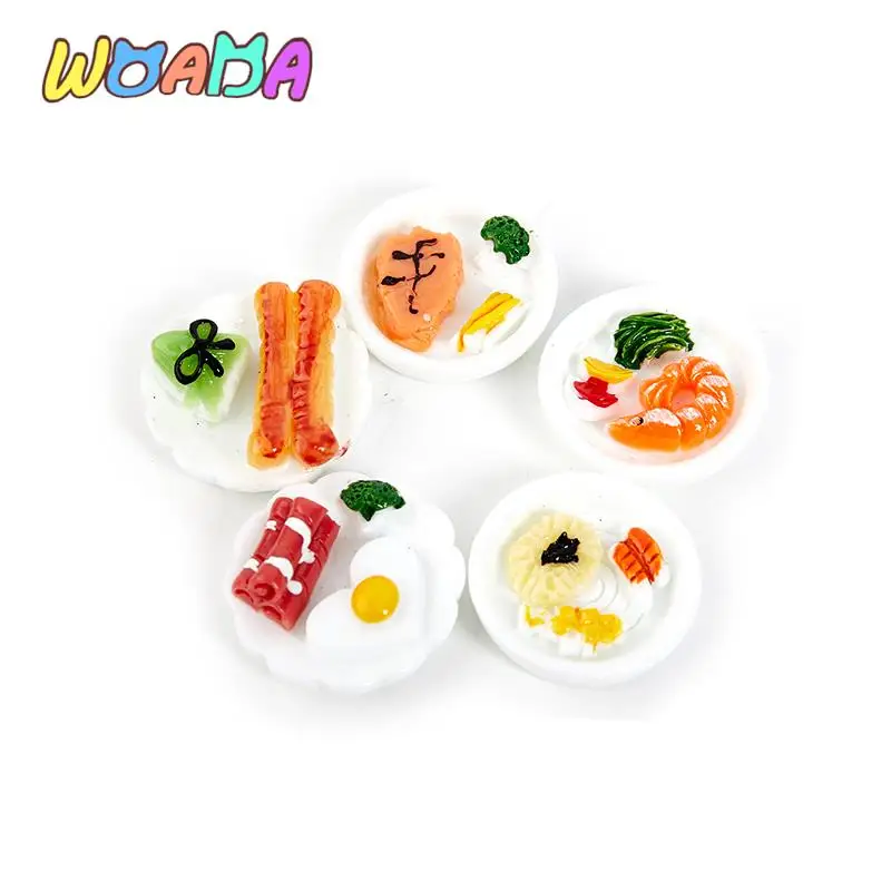 5pcs 1/12 Dollhouse Miniature Breakfast Plate Egg Bread Dolls House Accessories Simulation Mini Food Model Ornaments Random
5pcs 1/12 Dollhouse Miniature Breakfast Plate Egg Bread Dolls House Accessories Simulation Mini Food Model Ornaments Random