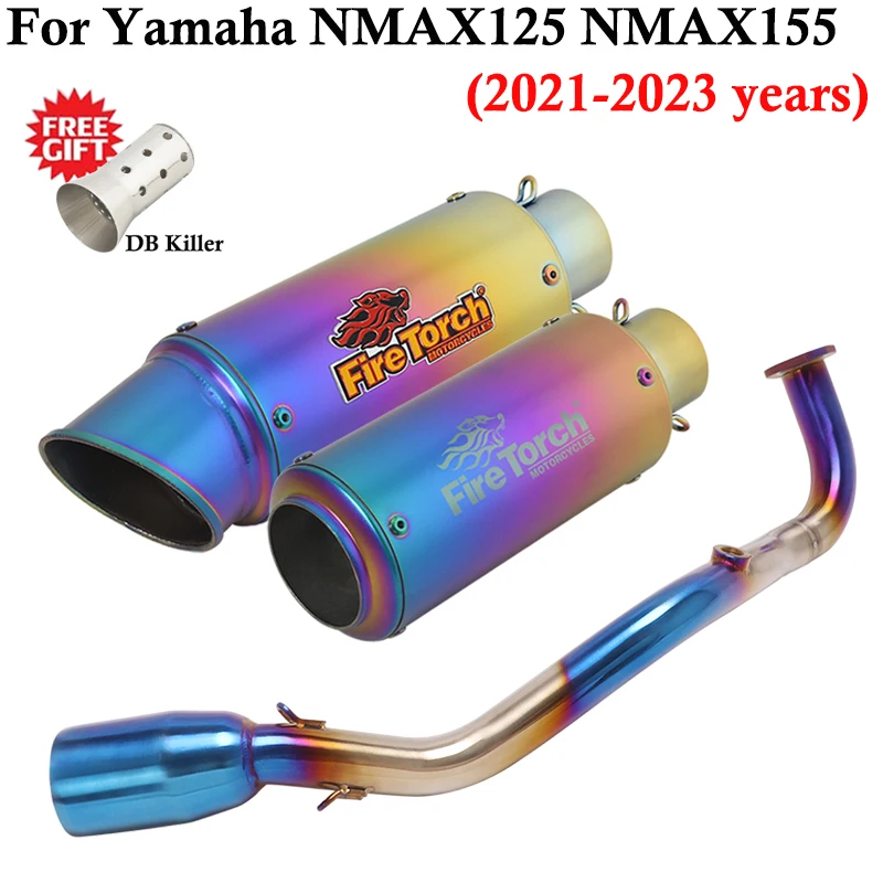 Slip On For Yamaha Nmax 155 125 NMAX155 NMAX125 2021 - 2023 Full Systems Motorcycle Exhaust Escape Fornt Mid Link Pipe Muffler
Slip On For Yamaha Nmax 155 125 NMAX155 NMAX125 2021 - 2023 Full Systems Motorcycle Exhaust Escape Fornt Mid Link Pipe Muffler