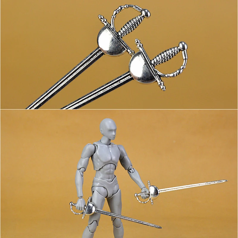1/12 Scale Medieval European Knight Sword Alloy Simulation Model 6 Inch Action Doll Accessories Toy Collection Display
1/12 Scale Medieval European Knight Sword Alloy Simulation Model 6 Inch Action Doll Accessories Toy Collection Display