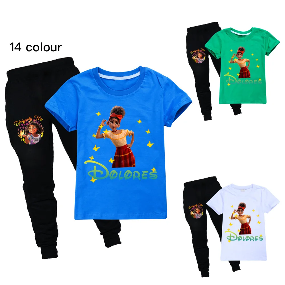2022 Summer Disney New Kids T-Shirt Shorts Set Boys Girls Cartoon Encanto 3D Printed Short Sleeve Top + Pants 2 Piece Set
2022 Summer Disney New Kids T-Shirt Shorts Set Boys Girls Cartoon Encanto 3D Printed Short Sleeve Top + Pants 2 Piece Set