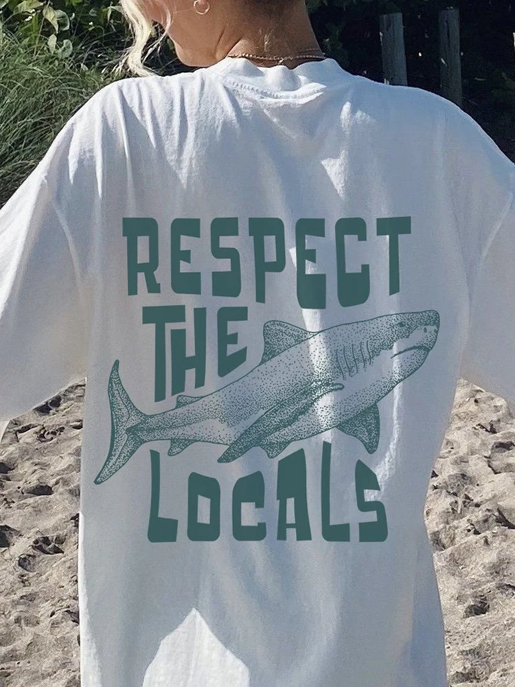 Женская хлопковая Футболка с принтом, коротким рукавом и принтом 
Женская хлопковая Футболка с принтом, коротким рукавом и принтом