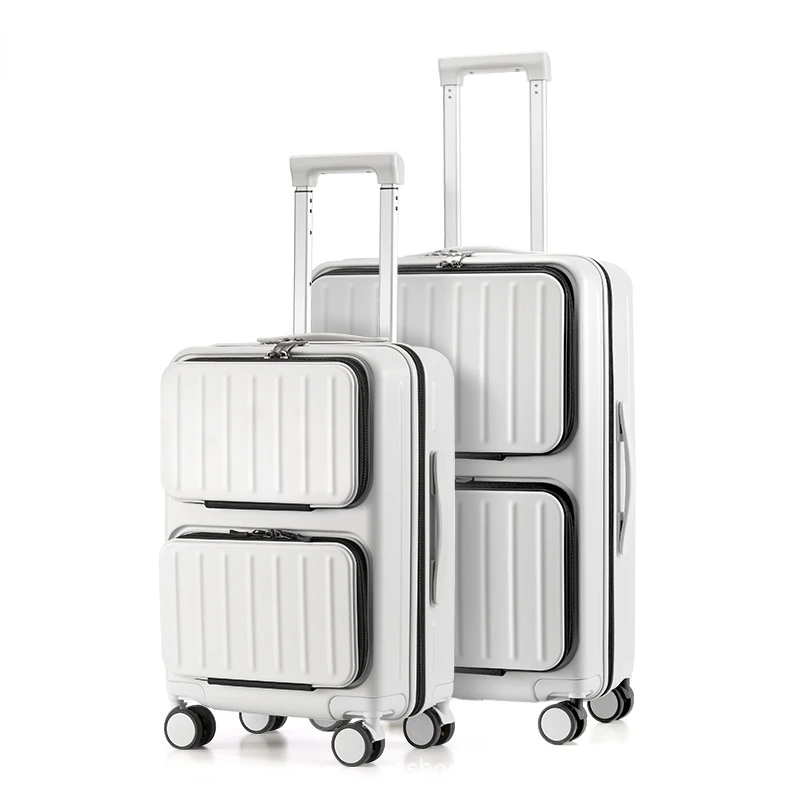 Multifunctional front double flap suitcase women's 20 "25" business password trolley boarding portable suitcase
Multifunctional front double flap suitcase women's 20 "25" business password trolley boarding portable suitcase