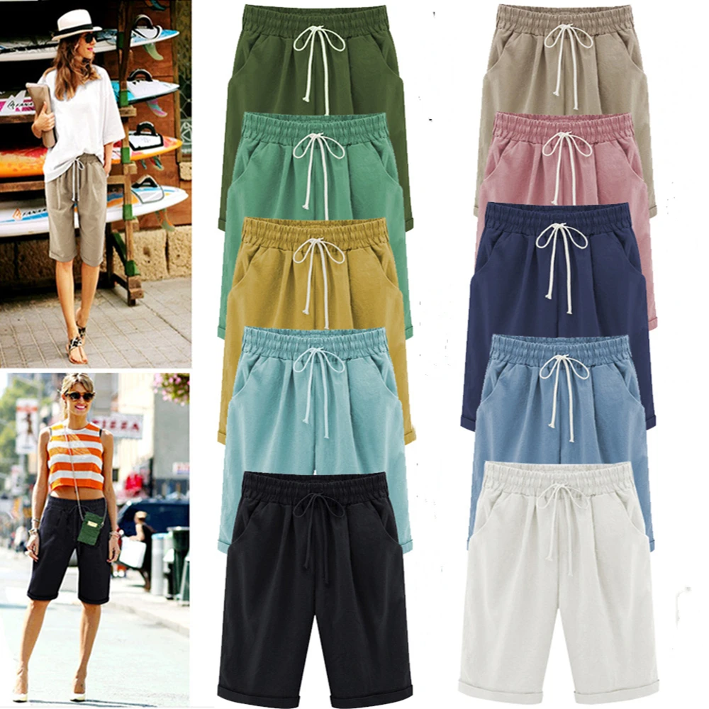 Summer Shorts Women Casual Drawstring short Large Size Pantalones Cortos Roupas Femininas Ropa Mujer Femme Fitness Feminino
Summer Shorts Women Casual Drawstring short Large Size Pantalones Cortos Roupas Femininas Ropa Mujer Femme Fitness Feminino