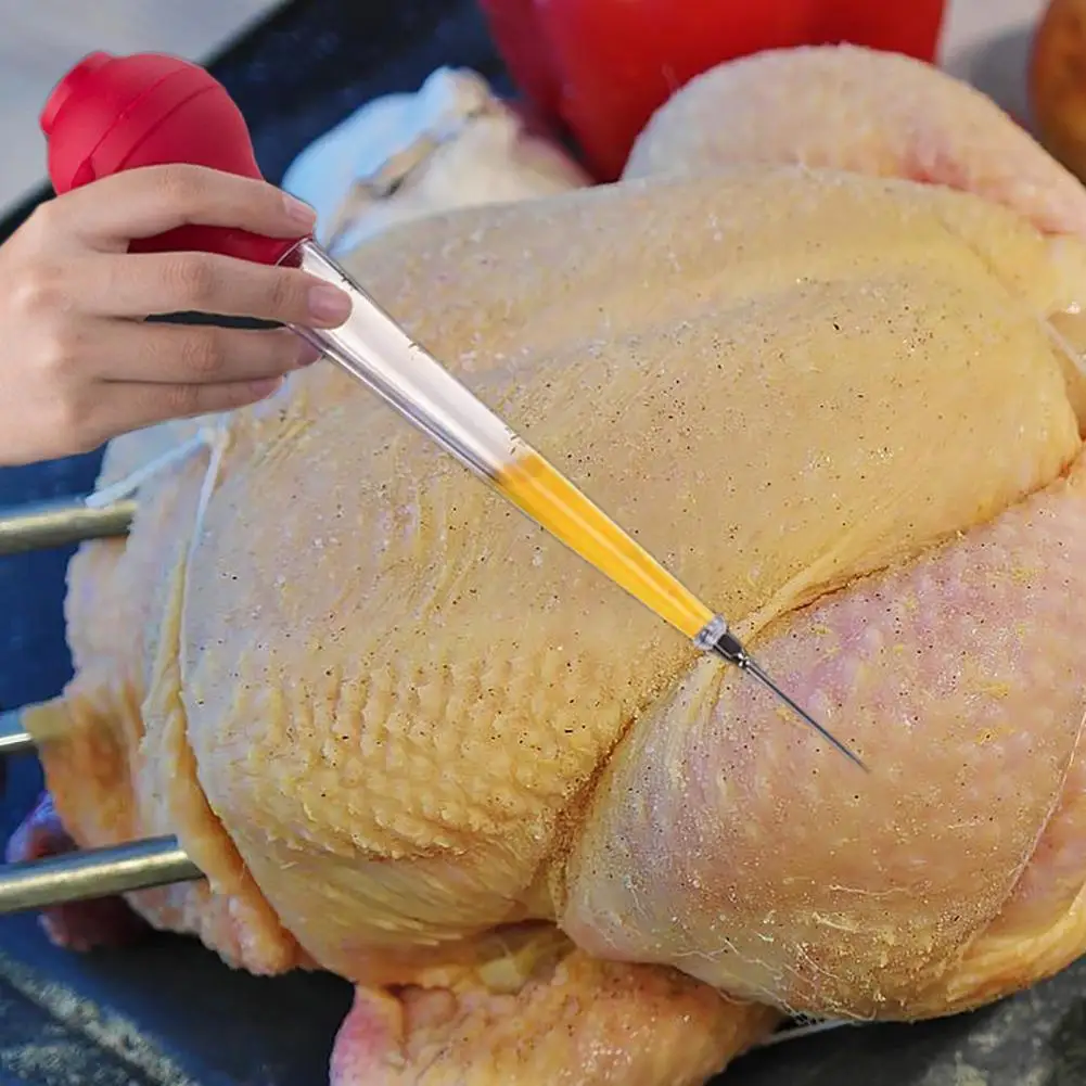 Набор инструментов для приправ, компактный силиконовый инжектор, прозрачная щетка для кухни, 1 комплект
Набор инструментов для приправ, компактный силиконовый инжектор, прозрачная щетка для кухни, 1 комплект