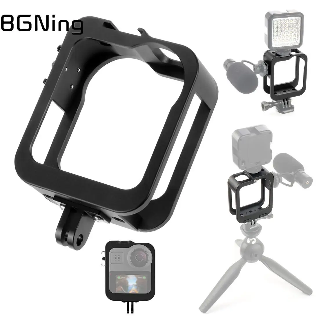 Алюминиевый защитный чехол с ЧПУ для панорамной камеры Gopro Max 360 VR, съемный быстросъемный чехол с креплением для холодного башмака
Алюминиевый защитный чехол с ЧПУ для панорамной камеры Gopro Max 360 VR, съемный быстросъемный чехол с креплением для холодного башмака
