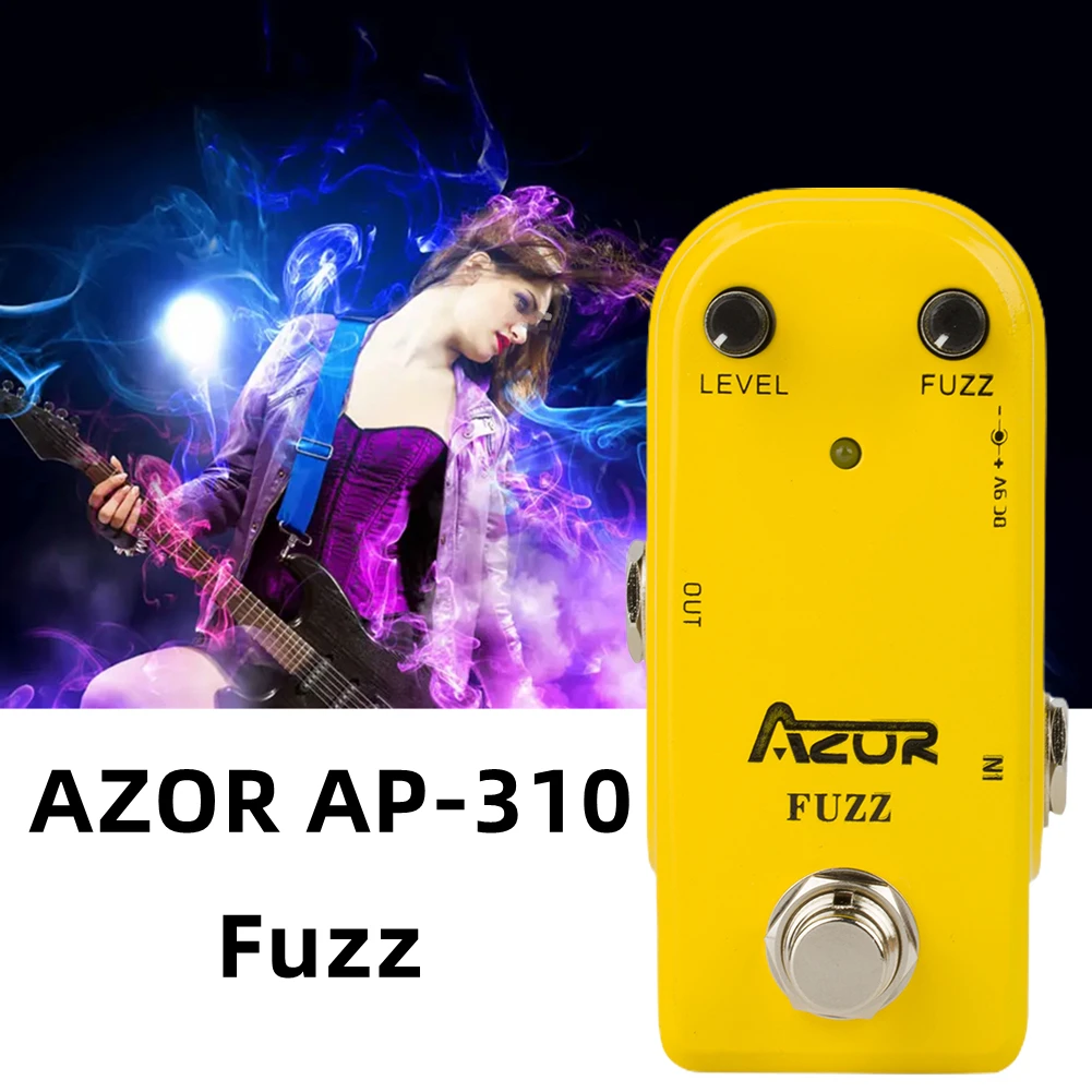 AZOR Женская винтажная педаль для гитары Fuzz, настоящий байпас, чехол из алюминиевого сплава, мини-педаль, Классическая винтажная педаль Fuzz 9 В, ...
AZOR Женская винтажная педаль для гитары Fuzz, настоящий байпас, чехол из алюминиевого сплава, мини-педаль, Классическая винтажная педаль Fuzz 9 В, ...