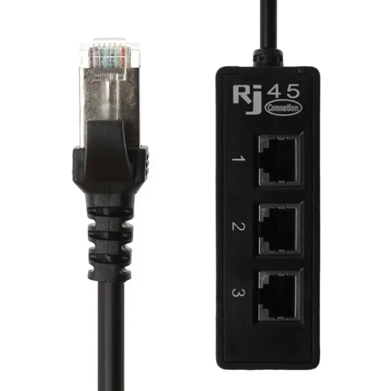 Разветвитель RJ45, переходник с 1 штекера на 3 гнезда, Ethernet-конвертер LAN, 3 шт., гнездовой разъем RJ45, 1 штекер RJ45, Прямая поставка
Разветвитель RJ45, переходник с 1 штекера на 3 гнезда, Ethernet-конвертер LAN, 3 шт., гнездовой разъем RJ45, 1 штекер RJ45, Прямая поставка