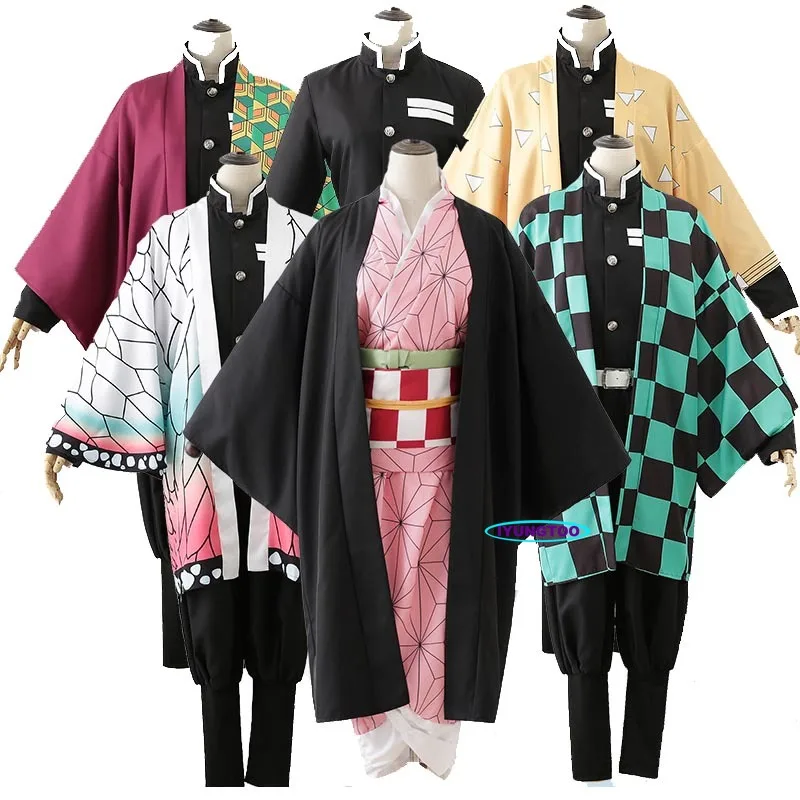 Tanjirou Kamado Nezuko Cosplay Costume Demon Slayer:Kimetsu no Yaiba Kimono Suits Mitsuri Japanese Clothing for Men and Women
Tanjirou Kamado Nezuko Cosplay Costume Demon Slayer:Kimetsu no Yaiba Kimono Suits Mitsuri Japanese Clothing for Men and Women