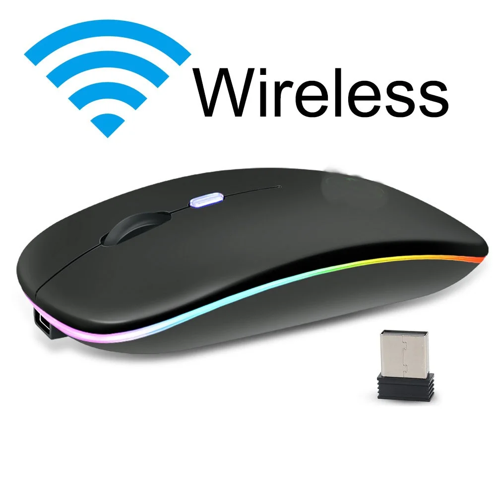 Wireless Mouse Bluetooth Mouse Wireless Computer Mouse RGB Rechargeable Ergonomic LED Backlit Mause Silent Mice For Laptop PC
Wireless Mouse Bluetooth Mouse Wireless Computer Mouse RGB Rechargeable Ergonomic LED Backlit Mause Silent Mice For Laptop PC