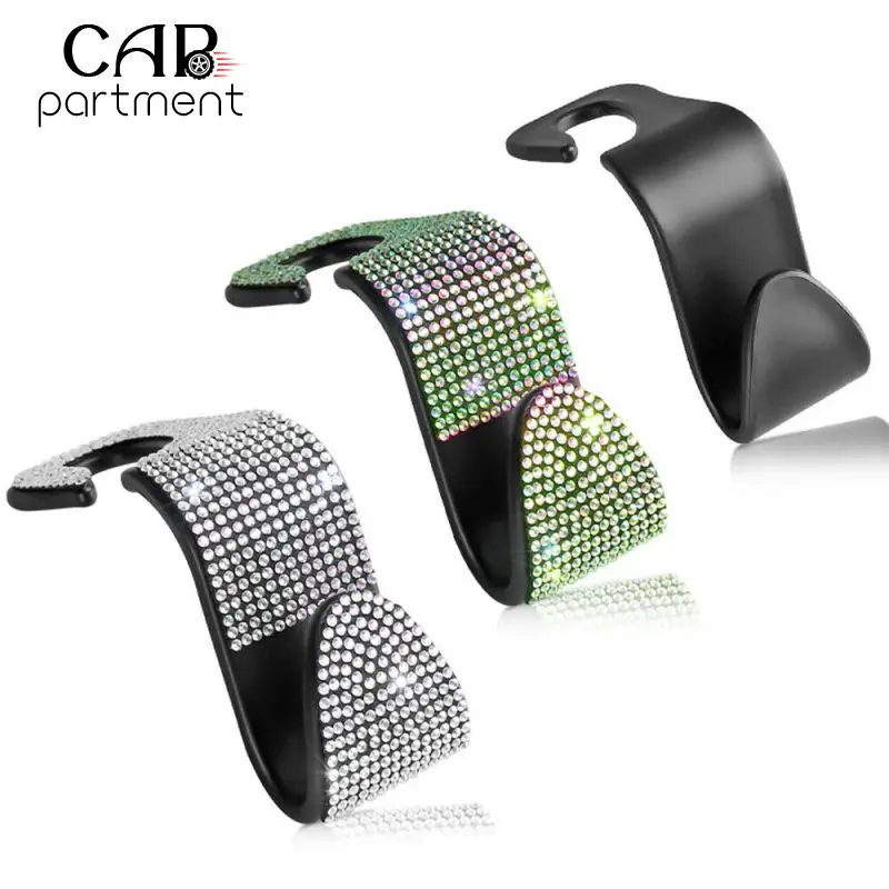 Storage Hanger Universal Multifunction Headrest Storage Holder Portable Bling Rhinestones Crystal Car Seat Back Hook 
Storage Hanger Universal Multifunction Headrest Storage Holder Portable Bling Rhinestones Crystal Car Seat Back Hook