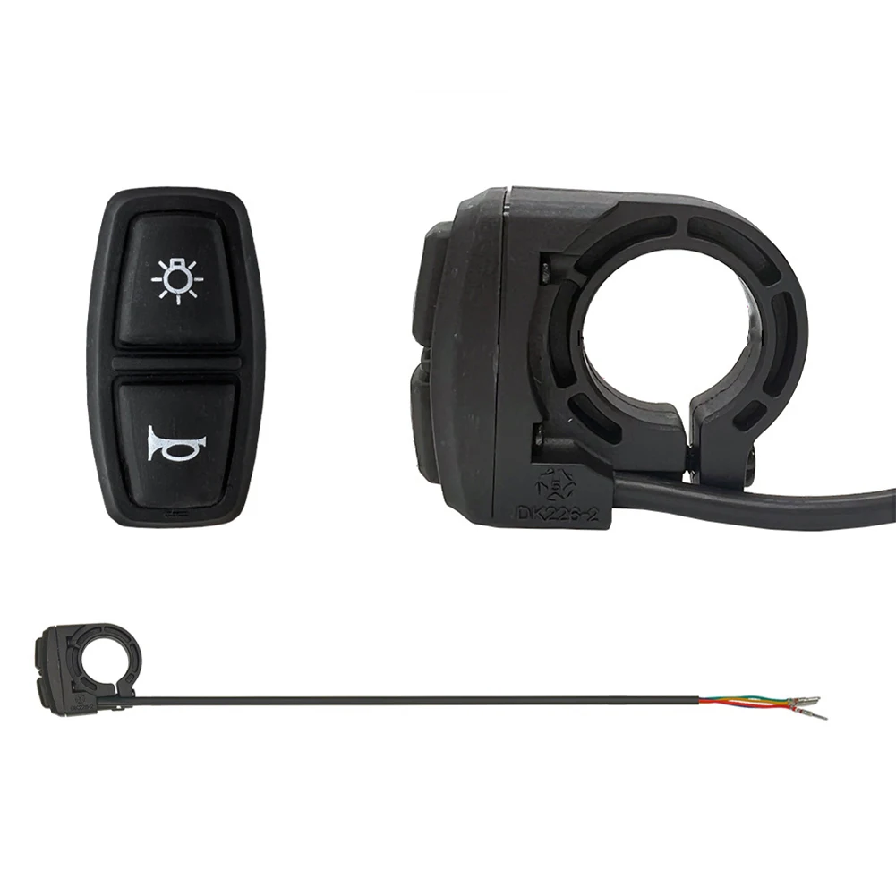 12V-72V 2 In 1 Switch Electric Bike Scooter Lamp Headlight Horn DK226 Ebike Red Yellow Wire To Headlight Universal Left Right
12V-72V 2 In 1 Switch Electric Bike Scooter Lamp Headlight Horn DK226 Ebike Red Yellow Wire To Headlight Universal Left Right