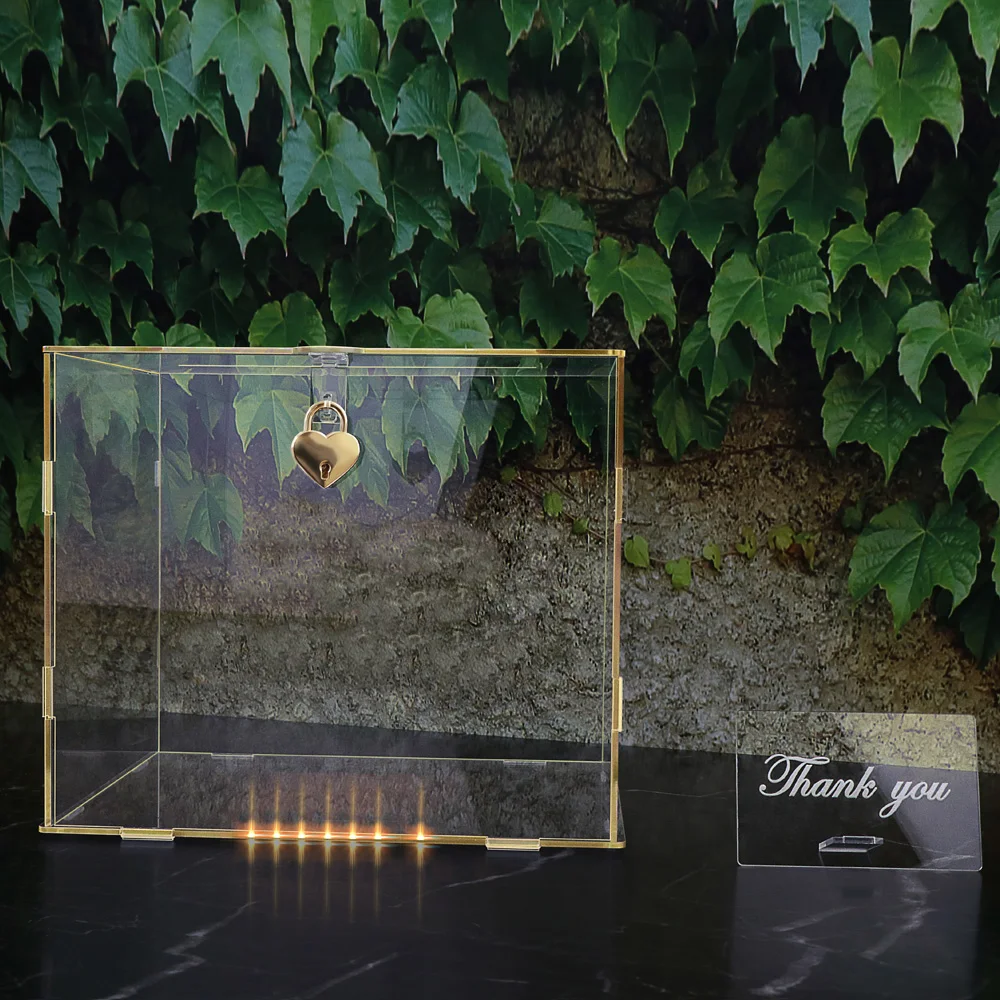 Акриловая прозрачная коробка для открыток с подсветкой
Акриловая прозрачная коробка для открыток с подсветкой