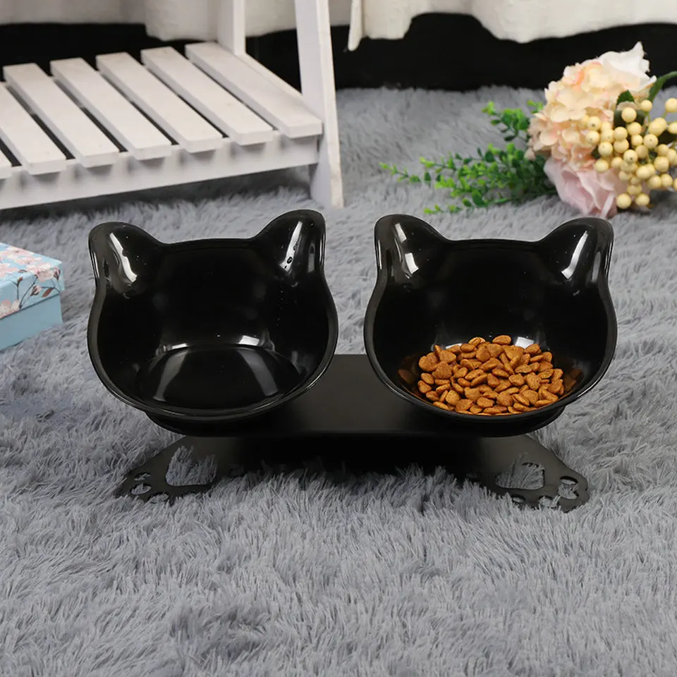 Cat Bowl Pet Water Bowl Non-Slip Drinking Dish Feeder Accessories Products Neck Guard Puppy Double Cat Bowl Comedero Gato 
Cat Bowl Pet Water Bowl Non-Slip Drinking Dish Feeder Accessories Products Neck Guard Puppy Double Cat Bowl Comedero Gato