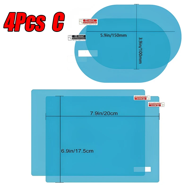 Набор Из 4 Водонепроницаемых Наклеек На Зеркала Заднего Вида, Прозрачные, Устойчивые К Дождю, Для Защиты Автомобиля
Набор Из 4 Водонепроницаемых Наклеек На Зеркала Заднего Вида, Прозрачные, Устойчивые К Дождю, Для Защиты Автомобиля