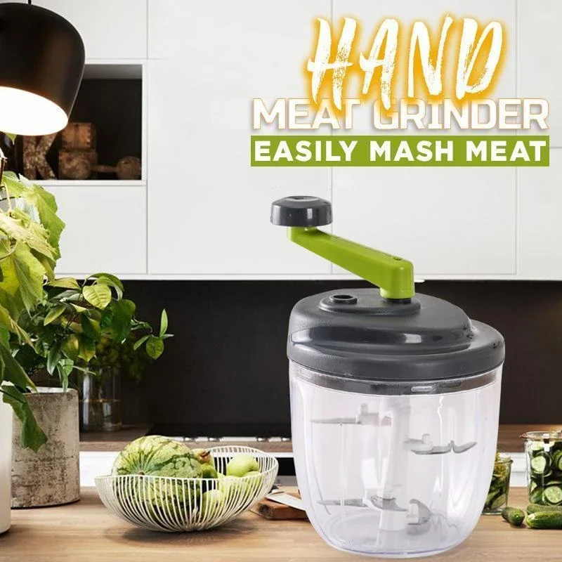 Mixer Food Processor Kitchen Manual Powerful Egg Blender Meat Grinder Vegetable Chopper Shredder Stainless Steel Blade Cutter
Mixer Food Processor Kitchen Manual Powerful Egg Blender Meat Grinder Vegetable Chopper Shredder Stainless Steel Blade Cutter