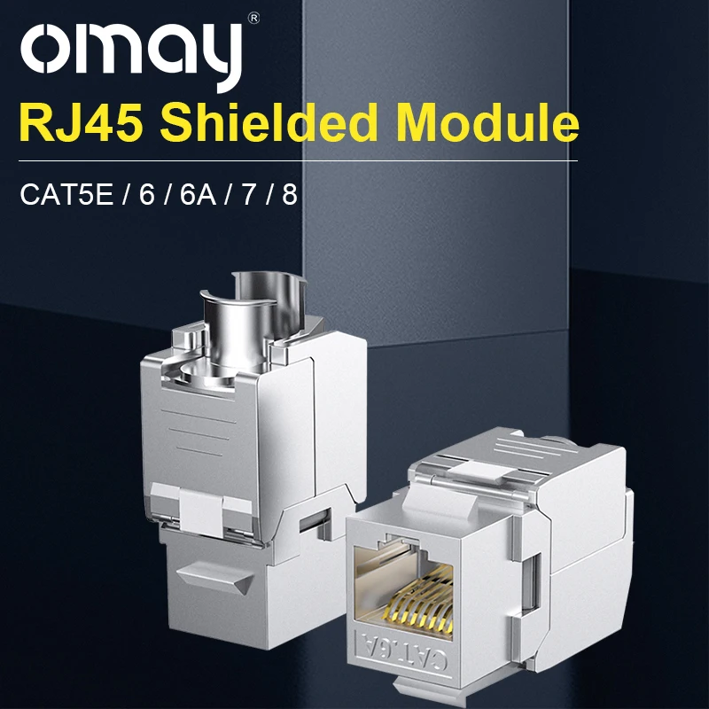 CAT5E/6/6A/7/8 TP Network Module Tool-free RJ45 Shielded Keystone Unshielded Connector Cable Coupler Adapter FOR AMP hot
CAT5E/6/6A/7/8 TP Network Module Tool-free RJ45 Shielded Keystone Unshielded Connector Cable Coupler Adapter FOR AMP hot